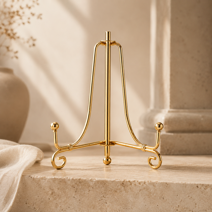 Detail image of the Signature Gold Stand included with The Courage Series affirmation card set.